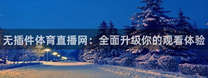 无插件体育直播网：全面升级你的观看体验