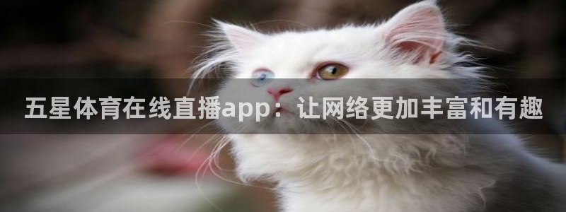 五星体育在线直播app：让网络更加丰富和有趣
